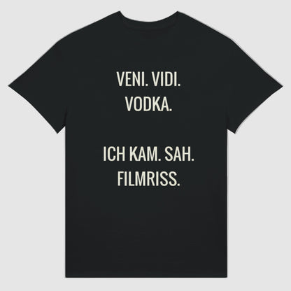 VENI VIDI VODKA. Ich kam sah Filmriss Vodka Wodka Spruch Fun T-Shirt